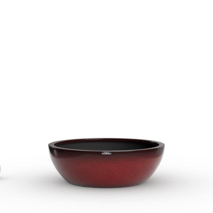 Bacia para plantas Vernazza - Brilho® - Vermelho Fusion, P
