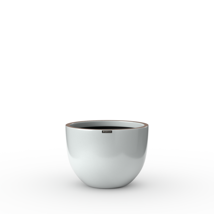 Vaso Pádua - Brilho® - GG, Branco Borda Terracota