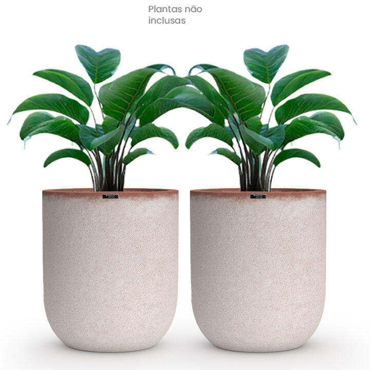 Vaso Cagliari - Par Perfeito - Acabamento Cores Della Terra