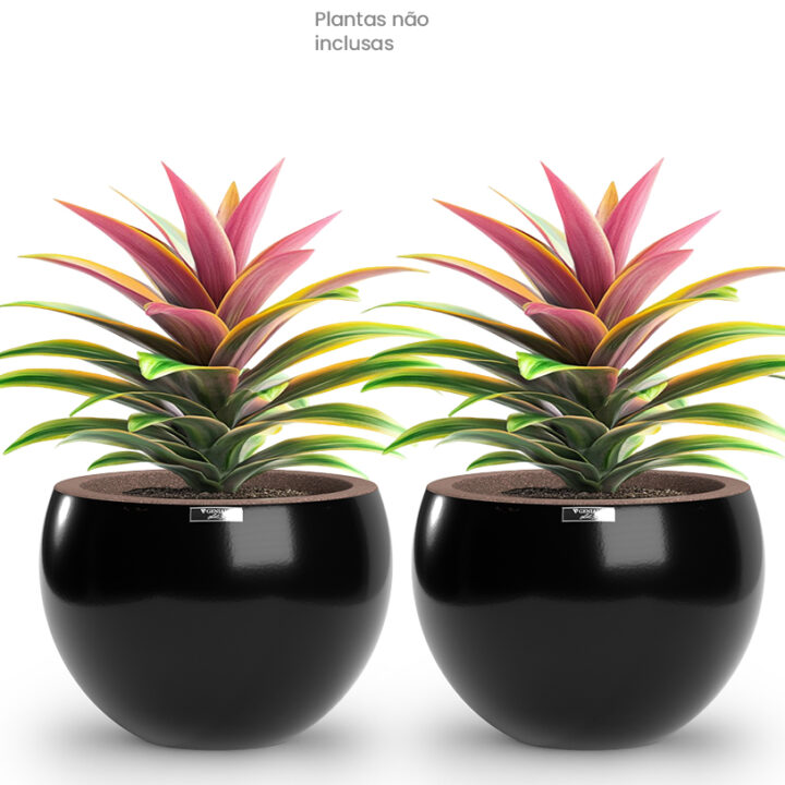 Vaso Novara - Par Perfeito - Acabamento Cores Brilho®