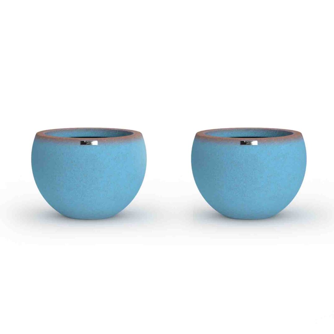 Vaso Novara - Par Perfeito - COMPRE 1 LEVE OUTRO - Acabamento Cores Della Terra