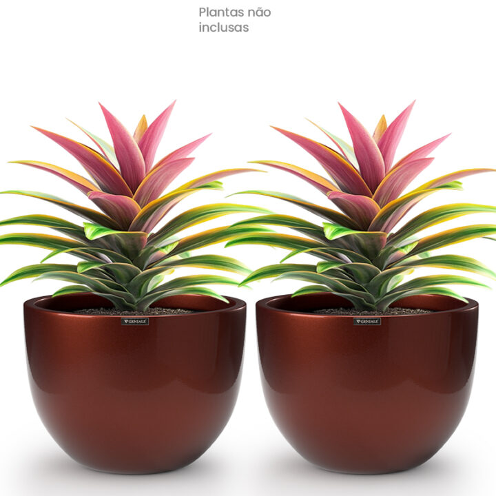 Vaso Pádua - Par Perfeito - Acabamento Cores Brilho®