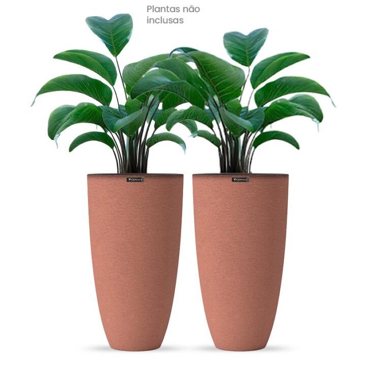 Vaso Parma- Par Perfeito - Acabamento Cores Della Terra